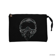 Defender Helmet Siyah Clutch Astarlı Cüzdan / El Çantası