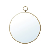 Grytas Çelik Pirinç-gold Altın Rengi Masa-makyaj Aynası, 25 Cm Altın