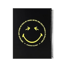 18,5x25,5 Cm, 100 Yaprak Çizgili Defter, Sert Kapak Açık Gri