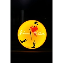 Johnnie Walker Retro Style Tasarımlı Dekoratif Aydınlatma Çok Renkli