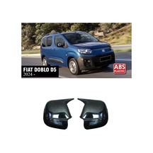 Fiat Doblo D5 Batman Yarasa Ayna Kapağı Piona Black Abs 2024+