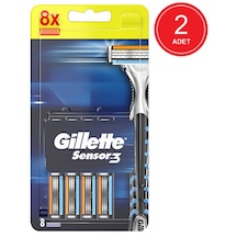 Gillette Sensor3 Yedek Tıraş Bıçağı 2 x 8'li