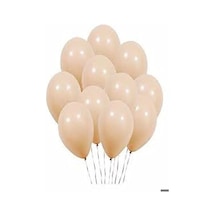 Düz Renk Pastel 10 Lu Balon, Ten Rengi 2 Yaş Mavi