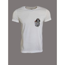 Beyaz Dijital Baskılı T-Shırt (406106714) Beyaz
