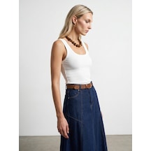 Dilvin 32807 Bra-free Atlet-beyaz