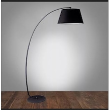 Riolight Hareketli Kumaş Başlık Metal Gövde Lambader(542860631)