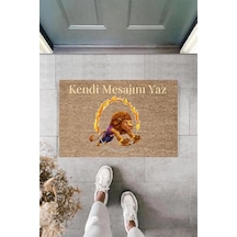 Dijital Baskı Kişiye Özel İç Kapı Dekorasyon Paspas Ps11247 Renkli
