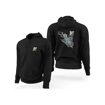 Dark Tranquillity Atoma Siyah Fermuarlı Limited Edition Kapşonlu Sweatshirt