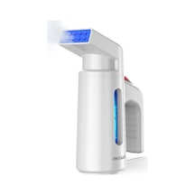 Fochsia Pancerka 700w Taşınabilir El Ütüsü 150ml Büyük Su Haznesi 10 Buhar Deliği Beyaz