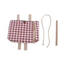 Suntek Magideal 1 Cepli Pamuk Keten Kapı Duvar Asılı Saklama Çantası Mor