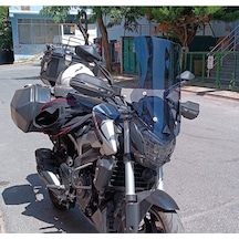 Dominar 250 Dominar 400 Tur Camı + Montaj Demiri Cam Yükseklik 60cm X Üst Genişlik 40cm