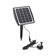 Güneş Enerjili Çeşme Pompası - 4 Nozullu, Akü Gerektirmeyen, 6v/2w