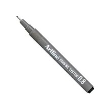 Drawing System Teknik Çizim Kalemi Siyah 0.8 Uç