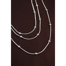316l Çelik Gümüş Renk Minimal Topçuk Model Çoklu Kolye - Özel Seri Bzsurn008197 316l Çelik Gümüş Renk Minimal Topçuk Model Çoklu Kolye - Özel Seri Bzsurn008197