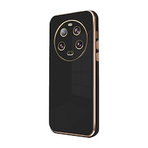 Xiaomi Mi 14 Ultra Uyumlu Kılıf Volet Silikon - Siyah