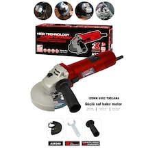Assur ASR348 850 W 125 MM Avuç Taşlama Spiral Kırmızı