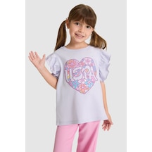 U.s. Polo Assn. Kız Çocuk Lila Tişört 50325657-vr034