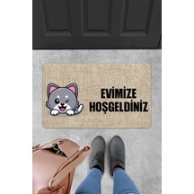 Evaşk Kapı Önü Paspası Vinil Kaymaz Tabanlı 45 X 70 Evaşkdm12115