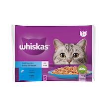 Whiskas Balıklı Seçim Poşet Yaş Mama 4 X 85 G - 6 Adet Tarı