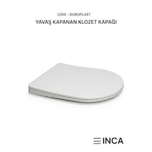Durplast Gala Form Klozet Kapağı Beyaz