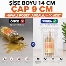 Havalı Poşet Ambalaj Şişe Boyu 14cm Çap 9cm - 20 Adet