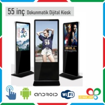 55" Dokunmatik Dijital Kiosk Android