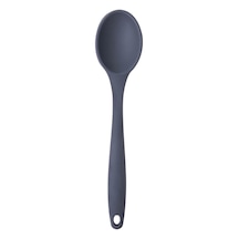 Silikon Servis Ve Yemek Hazırlama Kaşığı, Yumuşak Uç, Komple Silikon, 27 Cm, Kaşık, Yanmaz Yapışmaz, Tencere Çizmez, 1 Adet