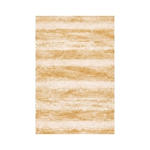 Kartela Halı Aria Halı Kaymaz Taban Makinede Yıkanabilir Halı Hardal Sarısı - 100 X 150 Cm