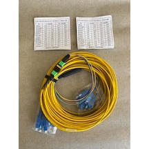 Mpo/Apc - Sc/Upc Sm G657.A1 Fiber Optik Kablo 30Metre A2
