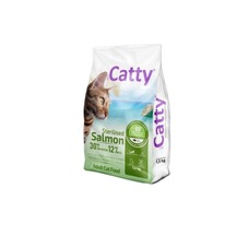 Catty Light Sterilised Somonlu Kısırlaştırılmış Yetişkin Kedi Maması 1500 G