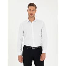 Pierre Cardin Erkek Beyaz Gömlek Desenli 50292539-vr013 Beyaz