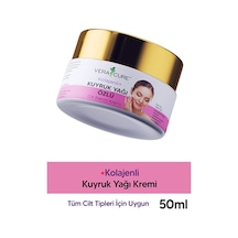Kolajenli Kuyruk Yağı Kremi Kırışıklık Karşıtı, Nemlendirici, Sıkılaştırıcı 50ml