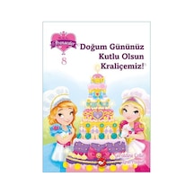 Doğum Gününüz Kutlu Olsun Kraliçemiz - Bir iki üç Prensesler 8 - Geraldine Collet - Beyaz Balina Yayınları