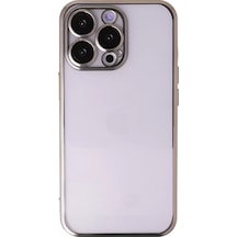 Newface Apple İphone 13 Pro Kılıf Razer Lensli Silikon - Gold