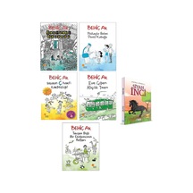 Çatıdaki Gezegen - Eve Giden Küçük Tren - Yaşasın Ç Harfi Kardeşliği - Siyah İnci 6 Kitap Set