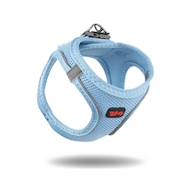 Air-Mesh Küçük ve Orta Irk Kedi Köpek Göğüs Tasması - Yumuşak, Nefes Alabilir, Dayanıklı MAVİ 2XS