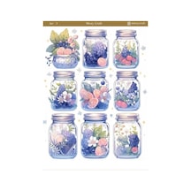1 Adet Kavanoz Temalı Sticker Sayfası Journal & Planner 12 17 Cm Ürün Açıklama Diğer