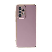 Samsung Galaxy Uyumlu , A73 5g Kılıf Volet Silikon - Mor