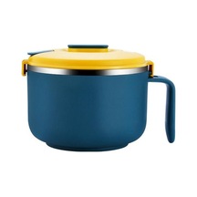 Mavi 900ml/1200ml Erişte Kasesi Kolay Saklanabilir Büyük Kapasiteli 304 Paslanmaz Çelik Anti-pas Karıştırma Kasesi Erişte 1200ml L