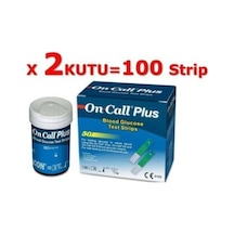 On Call Plus Ölçüm Test Strip 50'lik Test Çubuğu X 2 Kutu