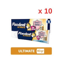 Ultimate Ferah Tat Diş Protezi Yapıştırıcı Krem 40 G - 10 Adet