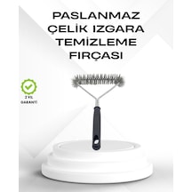 Techmrt Tel Izgara Temizleme Fırçası Bbq Sonrası Kolay Temizlik