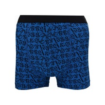 Erkek Desenli Likralı Penye 3 Lü Boxer Berrak-4480 001