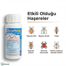 Oxymos 20 Ec 100 Ml Emülsiyon Konsantre Haşere İlacı Yaprak Biti, Beyaz Sinek, Trips Ve Larva Kontrolü