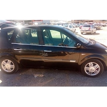 Woc Chrome Renault Scenic 2 Krom Cam Çıtası 2003-2009 4 Parça Pas