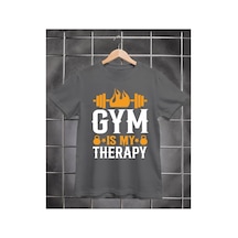 Segungear Gymtherapy Erkek Regular Fit Baskılı Spor Tişört Gri - 933732727 Gri