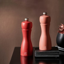 Peugeot Tahiti Duo Tuz Ve Karabiber Değirmeni Seti Kırmızı 15 Cm Renkli