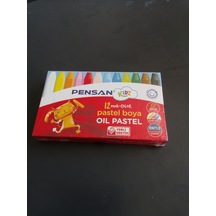 Pensan Kidz 12 Renk Pastel Boya Oil Pastel Seti - Yerli Üretim Non-toxic 0