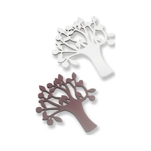 Mutluadim 50 Adet 8X9Cm Ahşap Ağaç Hayat Ağacı