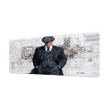 Peaky Blinders Tommy Shelby Blueprint 40x90 Cm Oyuncu Mousepad Kaymaz Taban Büyük Boy Mousepad